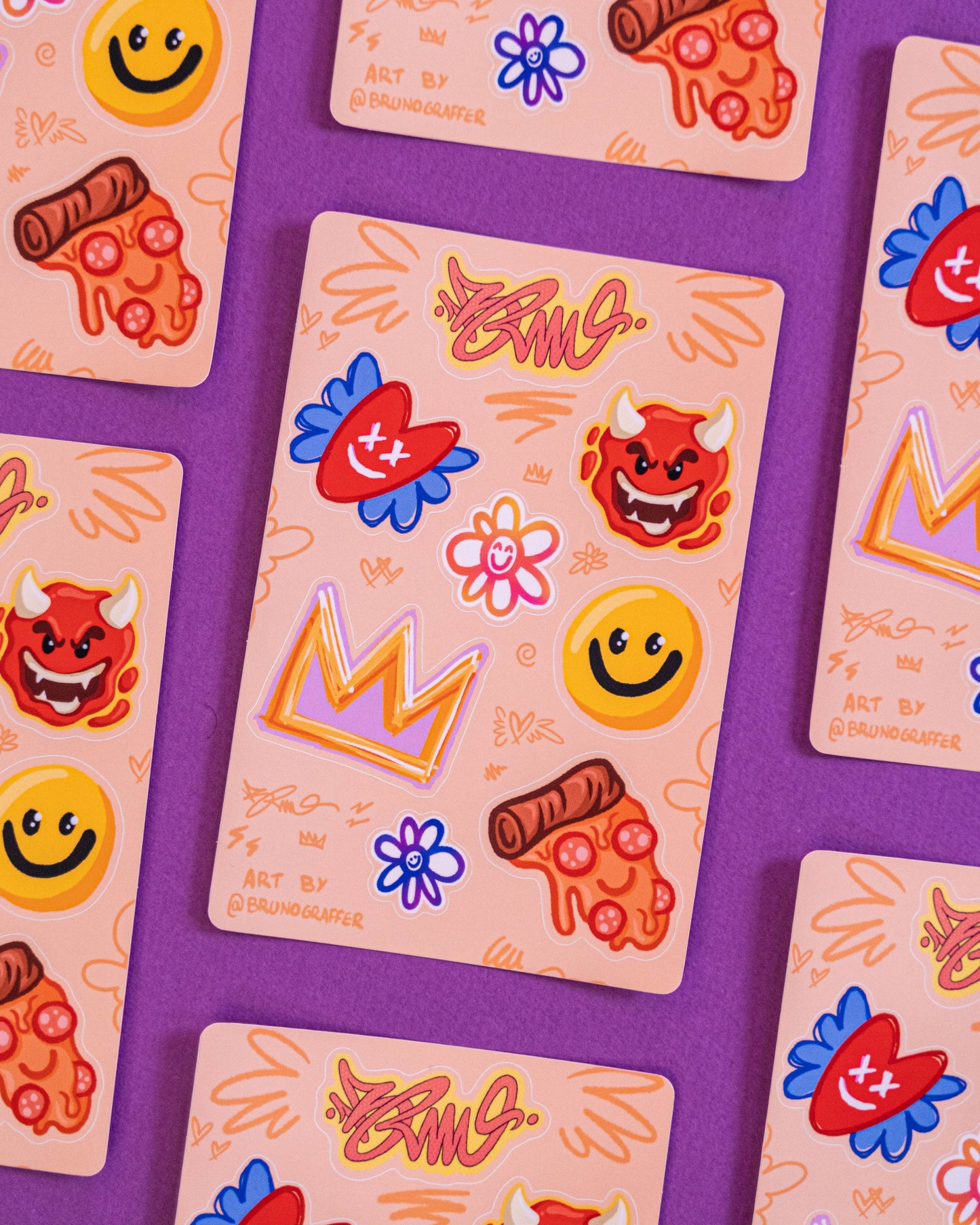 Pack King (8 stickers) Pack King (8 stickers)