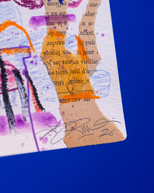 Marre Rio (Original) Boutique Art de Brunograffer - Dessin original réalisé en live sur Twitch tamponné, gaufré et signé à la main.
Matériel : Crayon de couleurs, feutres Posca, peinture aquarelle et pastels.
Dimensions : 21 x 29,7 cm (format A4)
Papier épais 300g de grande qualité.