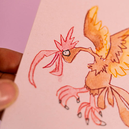 Carte postale Rapasdepic (Edition Moche) -Carte postale imprimée d’une illustration réalisée à l'aquarelle et aux crayons de couleurs.Le dessin vient d'un challenge en live sur Twitch dans lequel j'ai dessiné les 151 Pokémon de la première génération de 1995 en 24h en live sur Twitch, MAIS : en moche ! Voir la vidéo : https://youtu.be/0MyLD5bqc1Q Papier 300g recyclé. Possibilité de la faire signer et dédicacer à la main en choisissant l'option de livraison "Dédicacée".-Brunograffer Boutique Art de Brunograffer - Carte postale imprimée d’une illustration réalisée à l'aquarelle et aux crayons de couleurs.Le dessin vient d'un challenge en live sur Twitch dans lequel j'ai dessiné les 151 Pokémon de la première génération de 1995 en 24h en live sur Twitch, MAIS : en moche !
 
 
Voir la vidéo : https://youtu.be/0MyLD5bqc1Q
 
Papier 300g recyclé.
Possibilité de la faire signer et dédicacer à la main en choisissant l'option de livraison "Dédicacée".