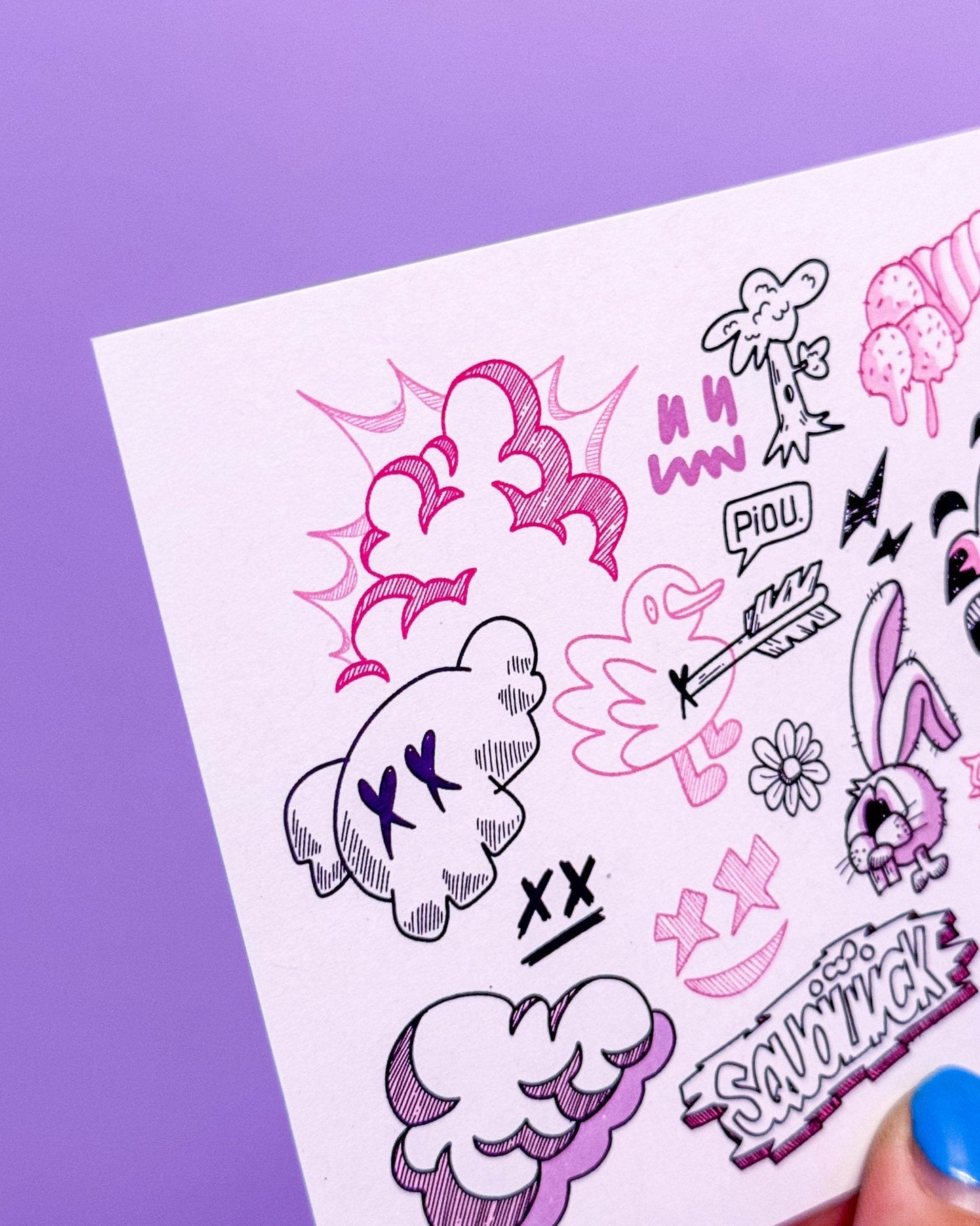 Carte postale Twitch 1/2 - Brunograffer Carte postale Twitch 1/2 - Brunograffer