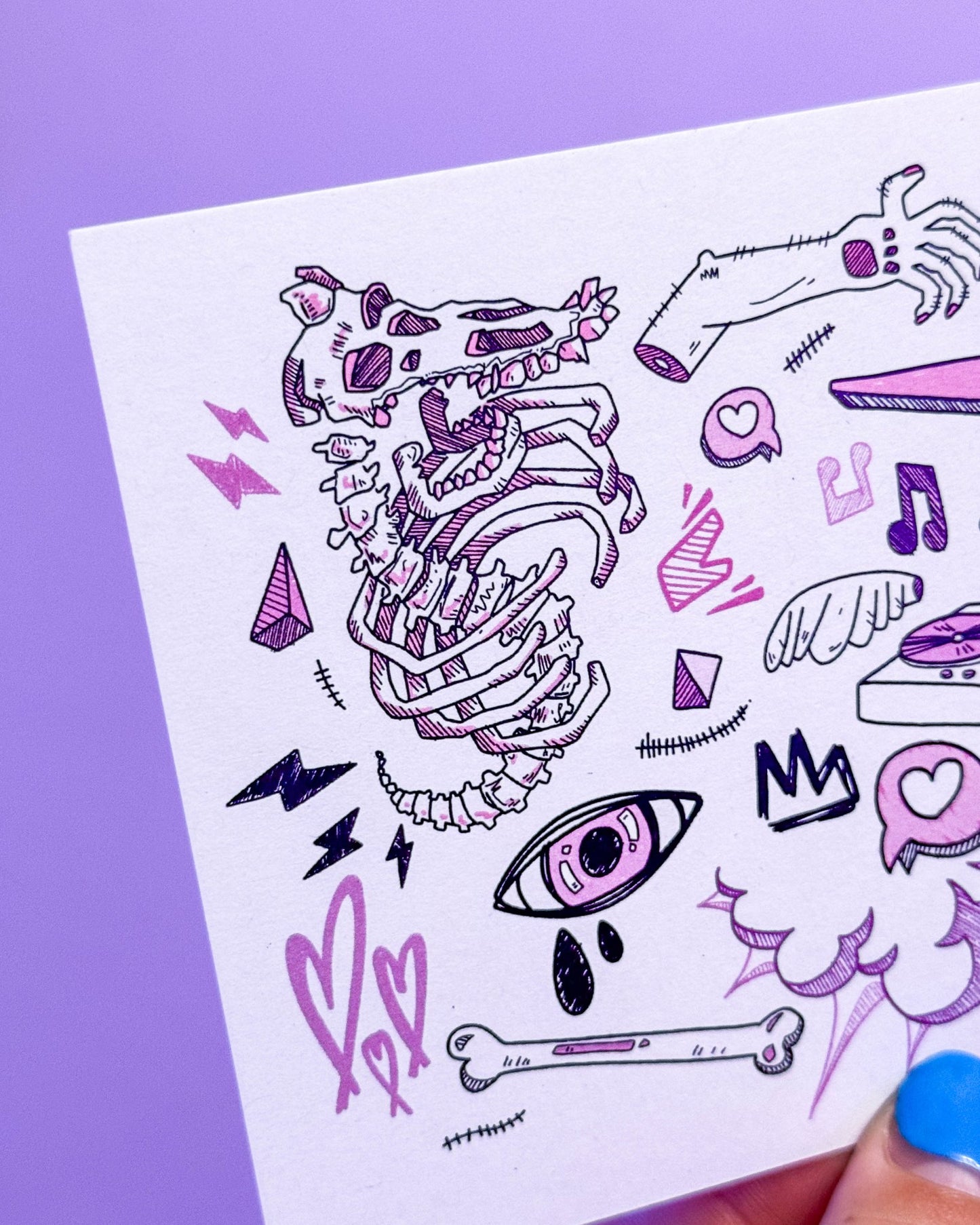 Carte postale Twitch 2/2 - Brunograffer Carte postale Twitch 2/2 - Brunograffer