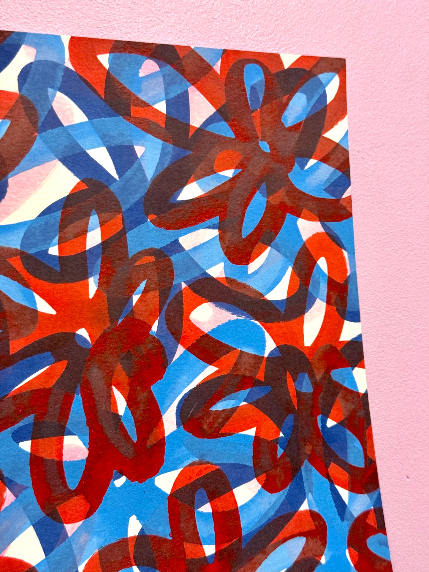 Flower double power (Original) -Exemplaire unique réalisé à la main. Tamponné, signé et gaufré à la main. Vendue sans cadre. Matériel : Feutres Dripstick à l’acrylique sur papier épais 300g.-Brunograffer Flower double power (Original) -Exemplaire unique réalisé à la main. Tamponné, signé et gaufré à la main. Vendue sans cadre. Matériel : Feutres Dripstick à l’acrylique sur papier épais 300g.-Brunograffer