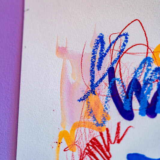 Portrait Féminin (Original) -Illustration d'un portrait féminin pour mon Livre d'art "Bouquin" de 2023. Il s'agit d'un dessin original sur aquarelle papier épais 300g composé de plusieurs techniques et outils mélangées : Feutres pour enfants, marqueurs à peinture, peinture aquarelle et pastels à l'acrylique. FORMAT A3 : 42 x 30 cm Le dessins est tamponné, signé et gaufré à la main. Exemplaire unique. Vendue sans cadre.-Brunograffer Boutique Art de Brunograffer - Illustration d'un portrait féminin pour mon Livre d'art "Bouquin" de 2023.
Il s'agit d'un dessin original sur aquarelle papier épais 300g composé de plusieurs techniques et outils mélangées : Feutres pour enfants, marqueurs à peinture, peinture aquarelle et pastels à l'acrylique.
FORMAT A3 : 42 x 30 cm
Le dessins est tamponné, signé et gaufré à la main.
Exemplaire unique.
Vendue sans cadre.