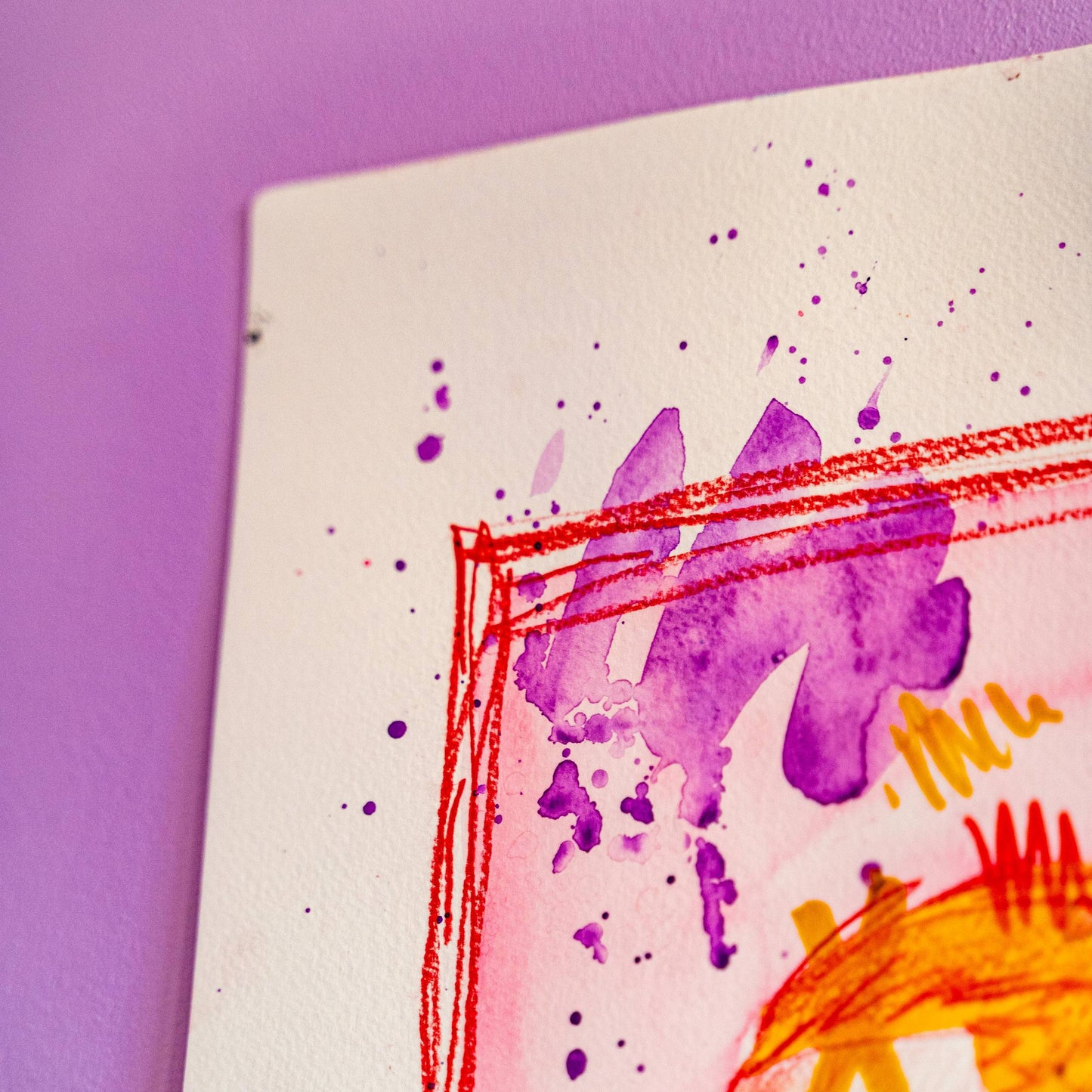 Portrait féminin (Original) -Illustration d'un portrait féminin pour mon Livre d'art "Bouquin" de 2023. Il s'agit d'un dessin original sur aquarelle papier épais 300g composé de plusieurs techniques et outils mélangées : Feutres pour enfants, marqueurs à peinture, peinture aquarelle et pastels à l'acrylique. FORMAT A3 : 42 x 30 cm Le dessins est tamponné, signé et gaufré à la main. Exemplaire unique. Vendue sans cadre.-Brunograffer Portrait féminin (Original) -Illustration d'un portrait féminin pour mon Livre d'art