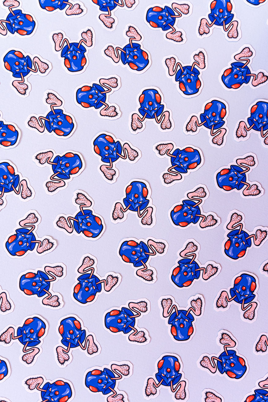Tentacouilles -Illustration digitale d'une parodie de Pokémon imprimée sur stickers vinyl mat. Une illustration digital réalisé sur tablette iPad avec Procreate puis imprimée. Les autocollants sont résistant aux poussières et aux éclaboussures. Veillez bien à les coller sur une surface lisse, propre et sèche pour un bon maintient. Par exemple sur un casque, un vélo, un frigo, une porte, le dos d'un téléphone, etc. Matériaux : Sticker Vinyle mat.Dimensions : 4,3 x 4,4 cm Vendu à l'unité-Brunograffer Tentacouilles -Illustration digitale d'une parodie de Pokémon imprimée sur stickers vinyl mat. Une illustration digital réalisé sur tablette iPad avec Procreate puis imprimée. Les autocollants sont résistant aux poussières et aux éclaboussures. Veillez bien à les coller sur une surface lisse, propre et sèche pour un bon maintient. Par exemple sur un casque, un vélo, un frigo, une porte, le dos d'un téléphone, etc. Matériaux : Sticker Vinyle mat.Dimensions : 4,3 x 4,4 cm Vendu à l'unité-Brunograffer