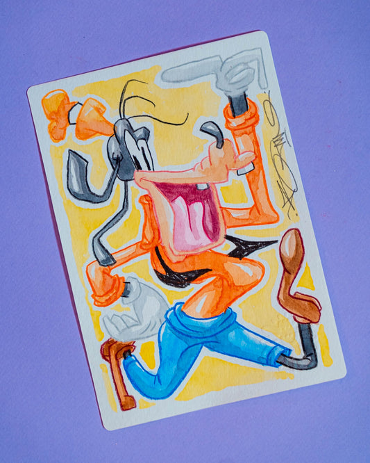 Dessin original réalisé en live sur Twitch tamponné, gaufré et signé à la main.
 
Matériel : Crayon de couleurs et peinture aquarelle.
Dimensions : 15 x 21 cm
Papier épais 300g de grande qualité.