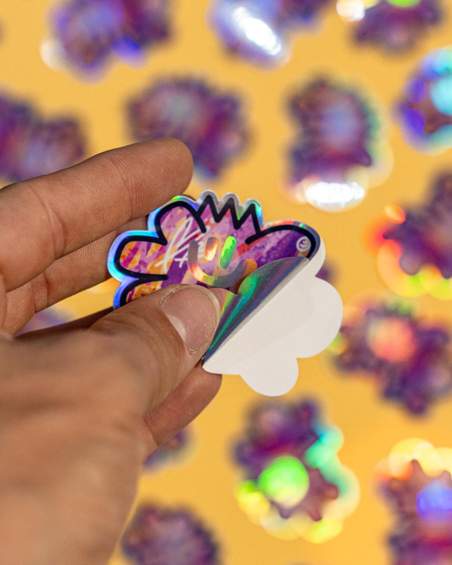 Bloc d'autocollants holographiques | Brunograffer | autocollants