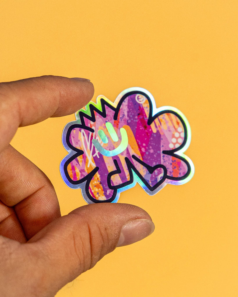 Bloc d'autocollants holographiques | Brunograffer | autocollants