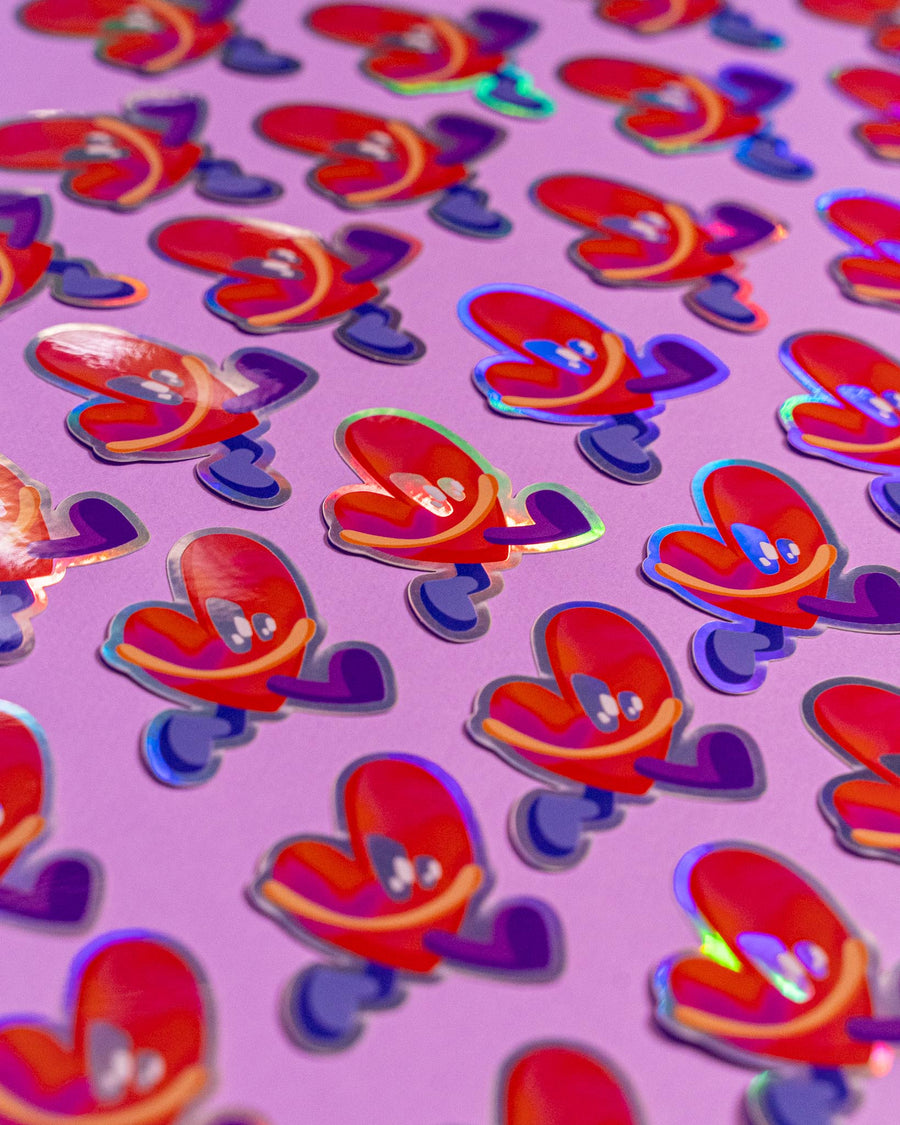 Bloc d'autocollants holographiques | Brunograffer | autocollants