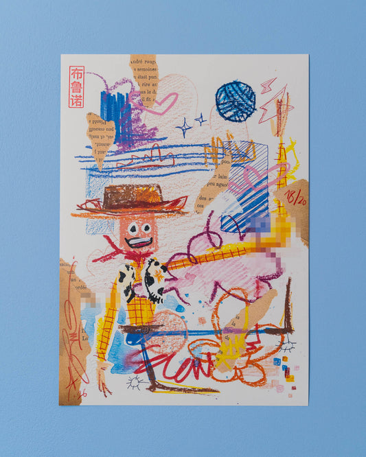 Tirage d'art Woody (édition limitée) | Brunograffer | Affiche