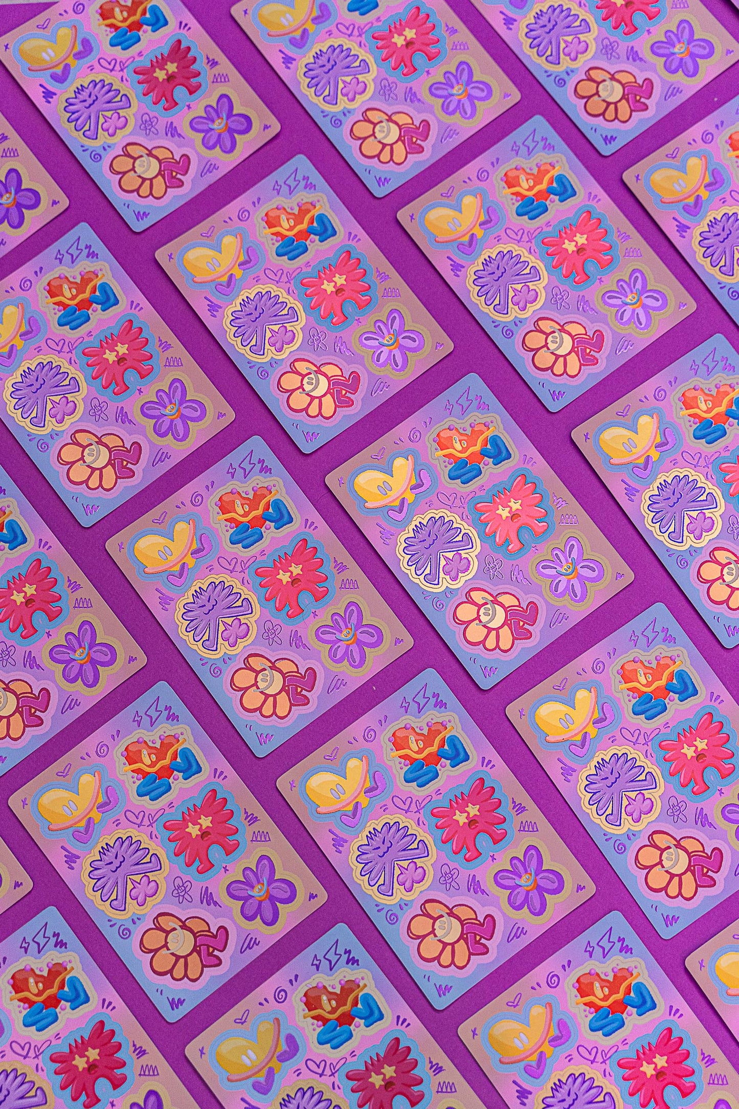 Pack de stickers Pad, Mour & Flappy (6 stickers)