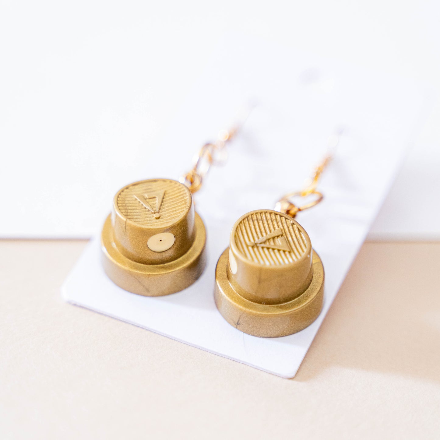 Boucles d'oreilles caps (Dorées)