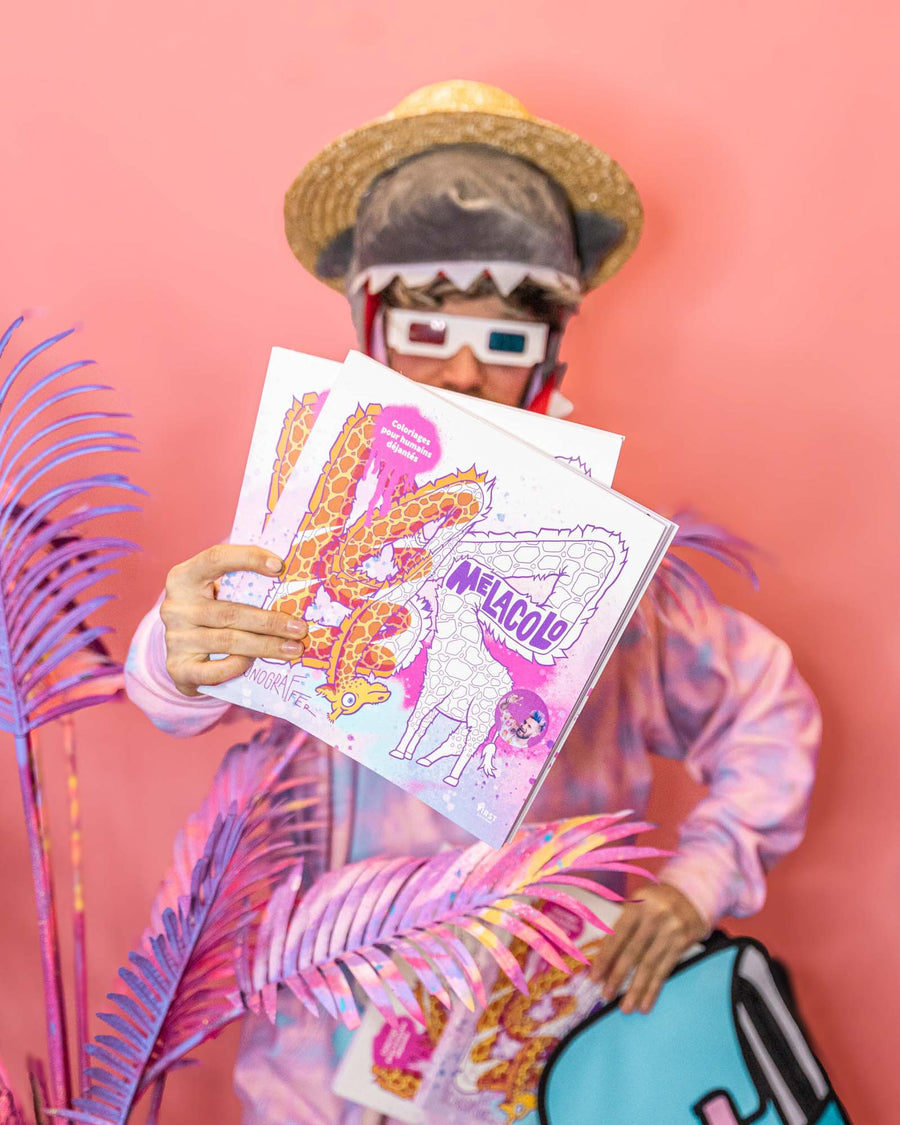 Cahier de coloriage "Mélacolo" | Brunograffer | Livres