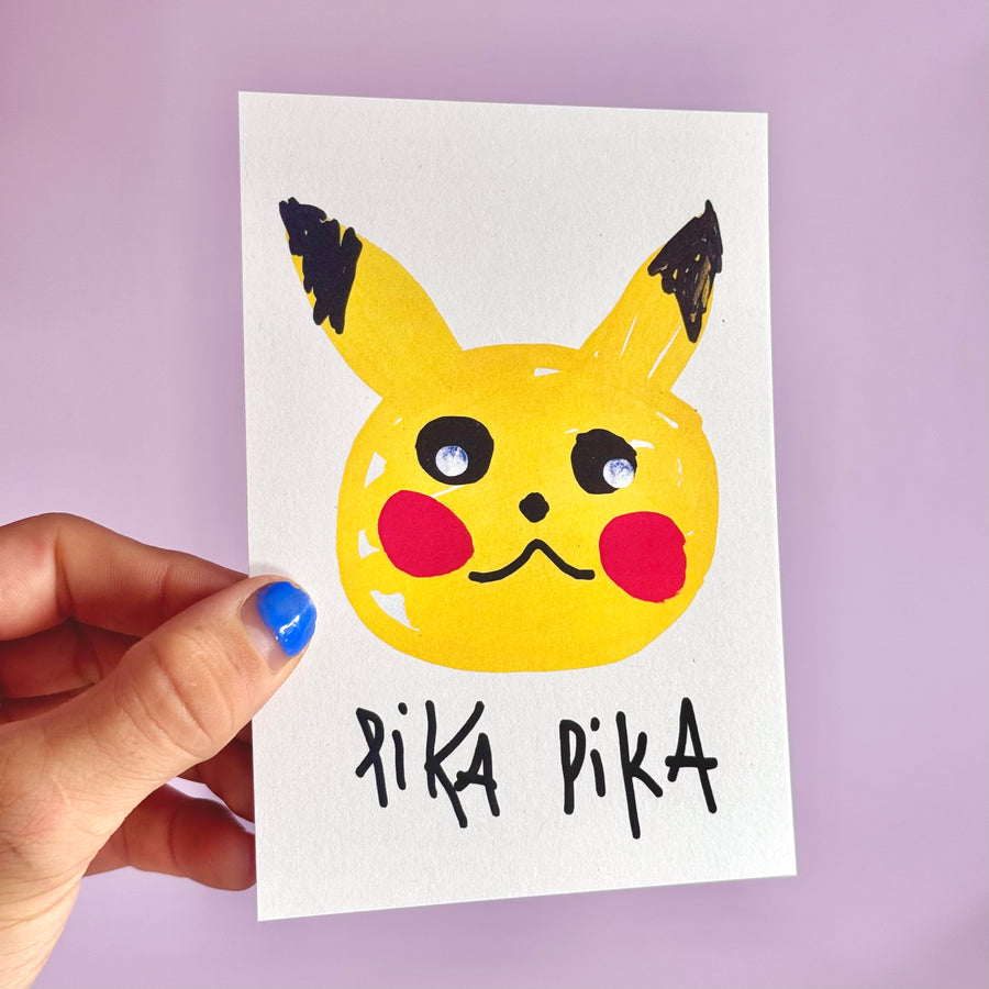 Carte postale Pika Pika | Brunograffer | Carte postales