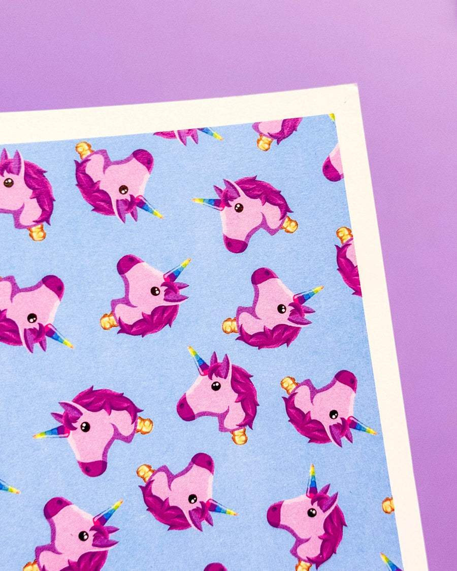 Carte postale licorne | Brunograffer | Cartes postales