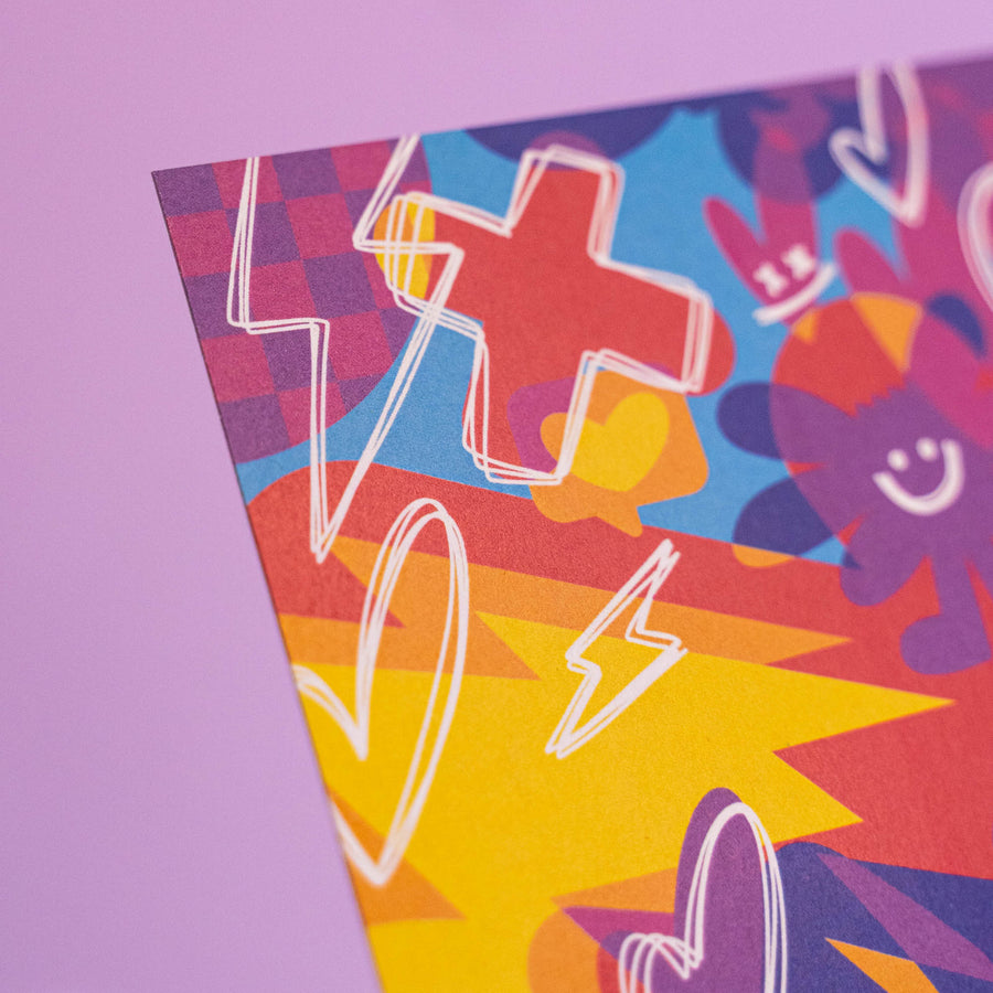 Carte postale motif Abstrait | Brunograffer | Carte postales