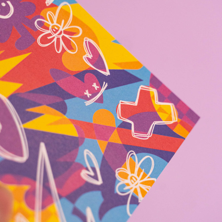 Carte postale motif Abstrait | Brunograffer | Carte postales