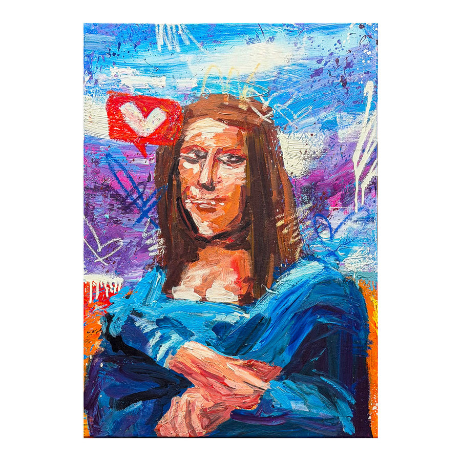 Mona Bizarre (Original 50x70cm) | Brunograffer | Tous les produits