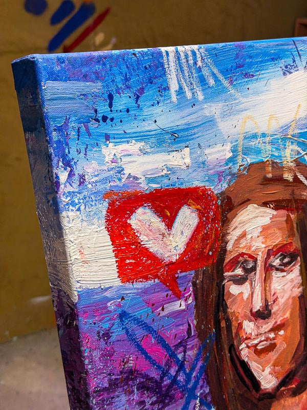 Mona Bizarre (Original 50x70cm) | Brunograffer | Tous les produits