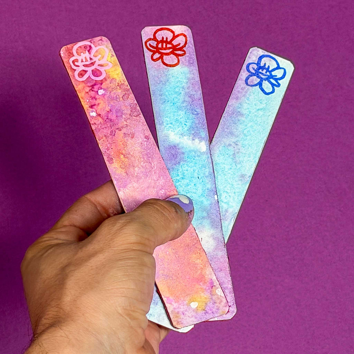 Marque page (doublé en velour)