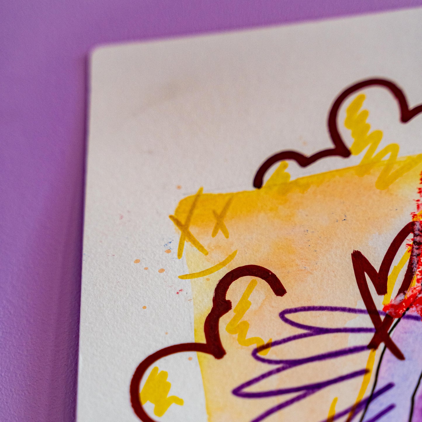 Portrait féminin (Original) -Illustration d'un portrait féminin pour mon Livre d'art 