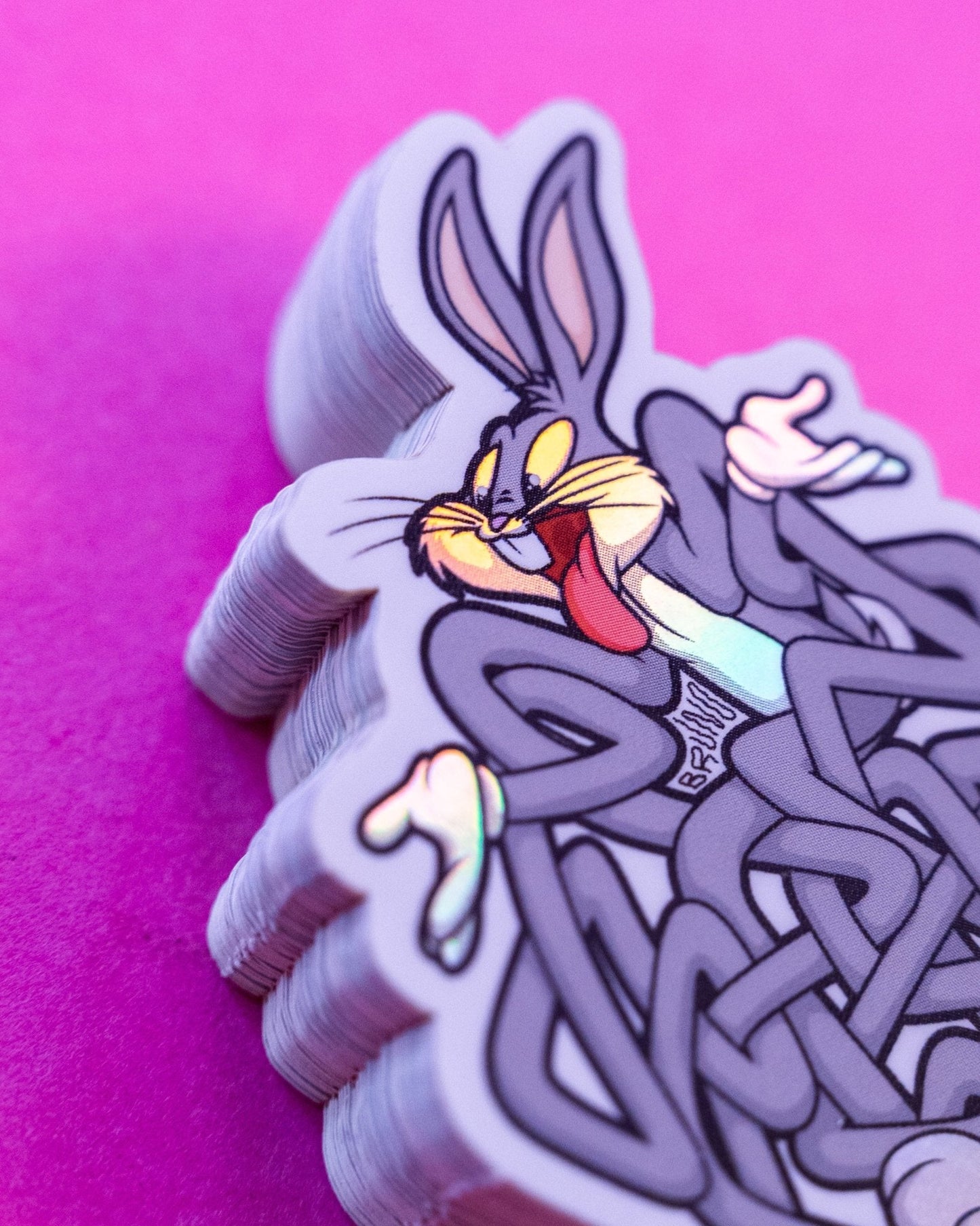 Bugs bunny holographique - Brunograffer