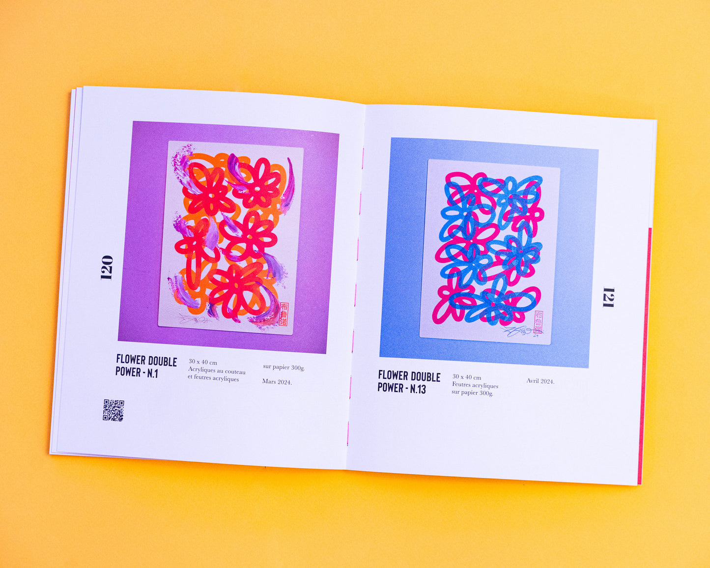 Photo de mon nouveau Livre qui s'appelle Livre. Un Livre d'art compilant tous les travaux artistiques en dessins, peintures, customs, collaborations et photographies de ces 6 dernières années