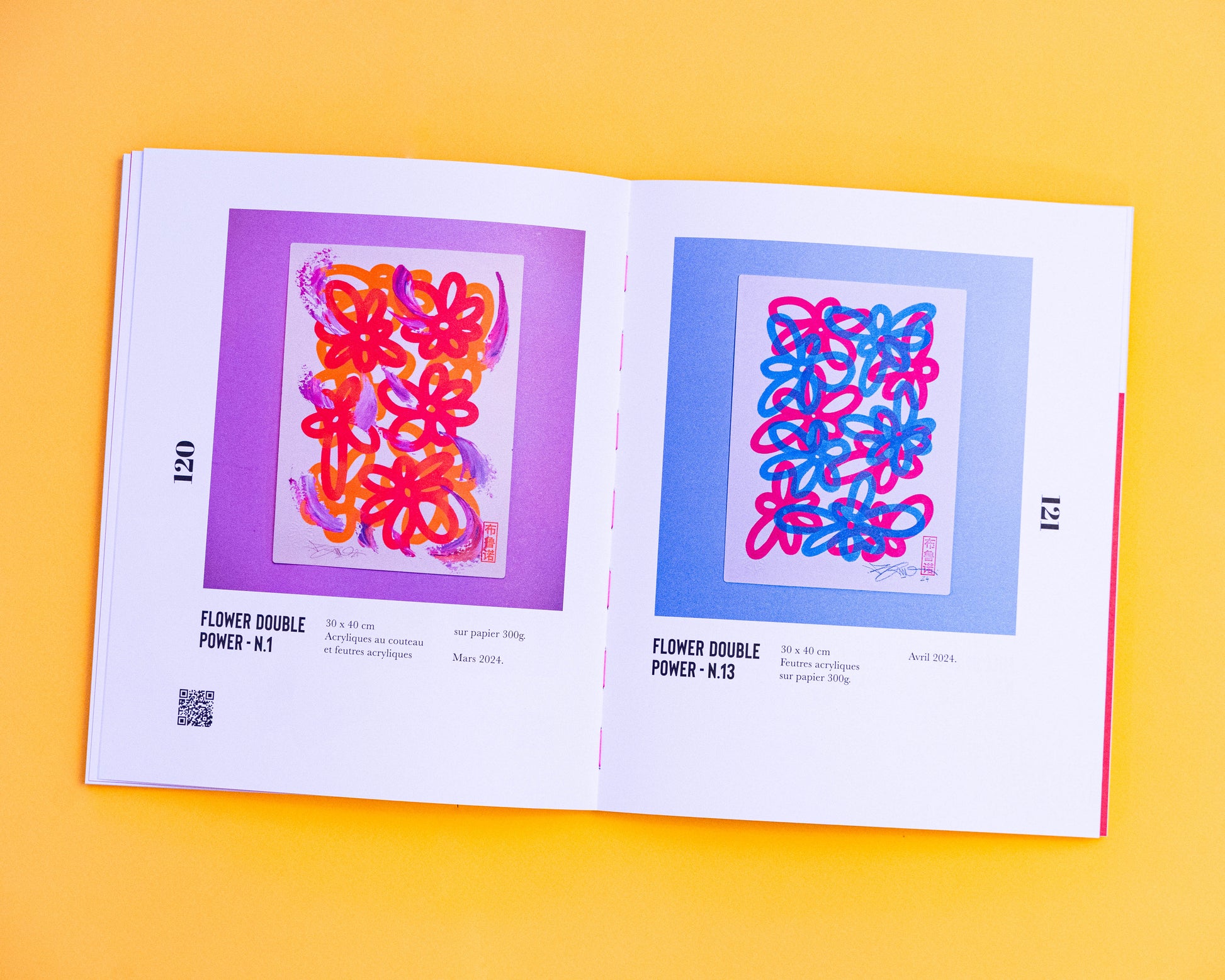 Photo de mon nouveau Livre qui s'appelle Livre. Un Livre d'art compilant tous les travaux artistiques en dessins, peintures, customs, collaborations et photographies de ces 6 dernières années