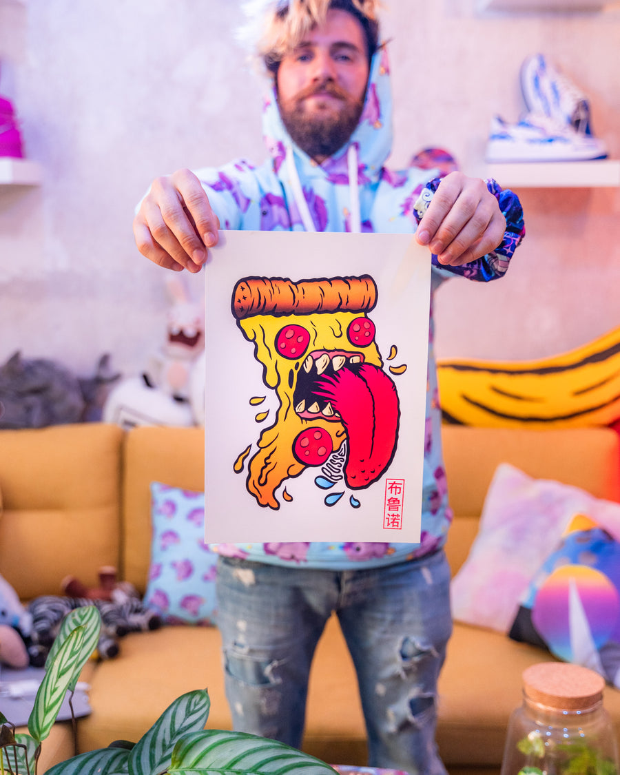 Pizza | Brunograffer | Affiche