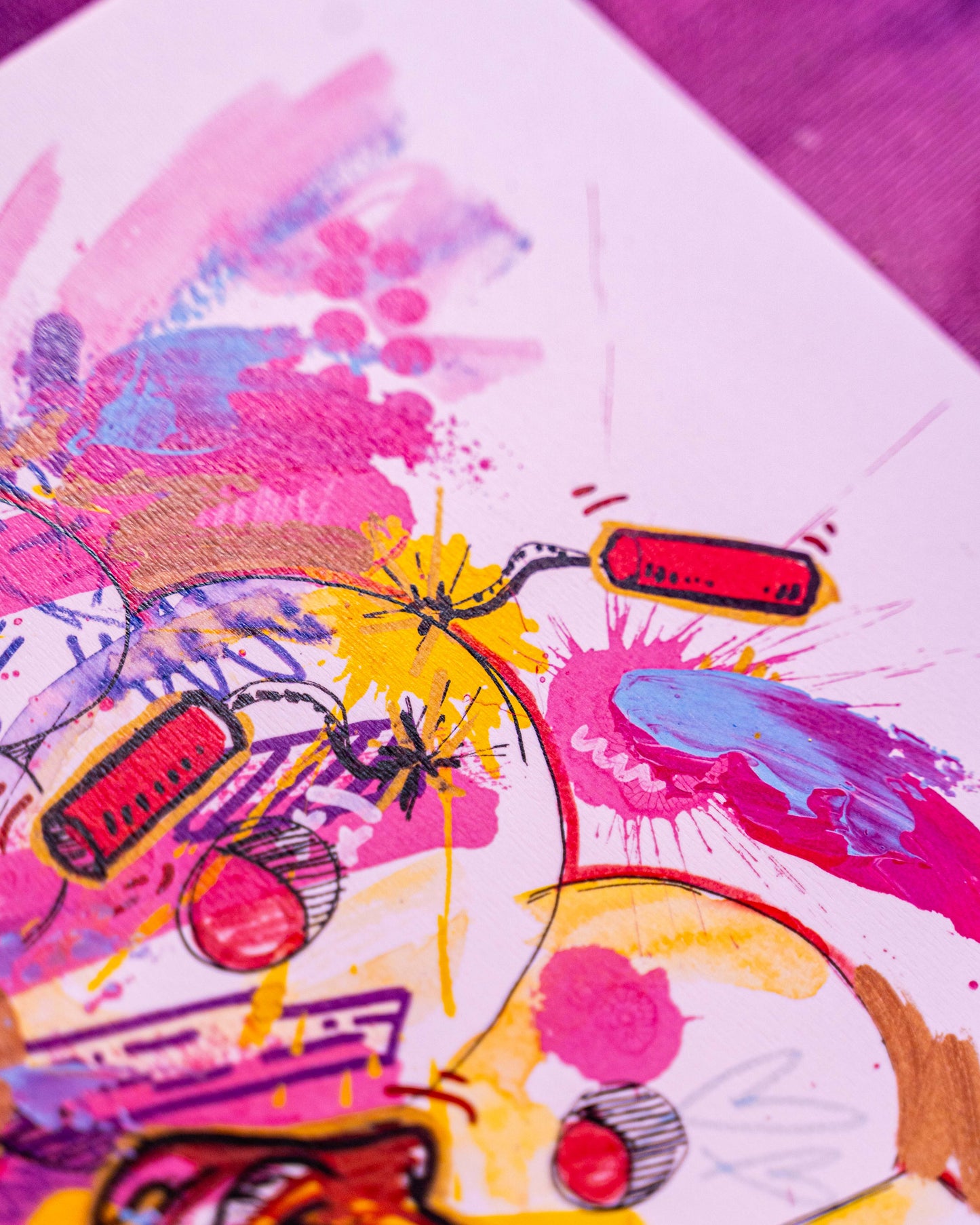 Portrait Abstrait cartoon — Edition limitée