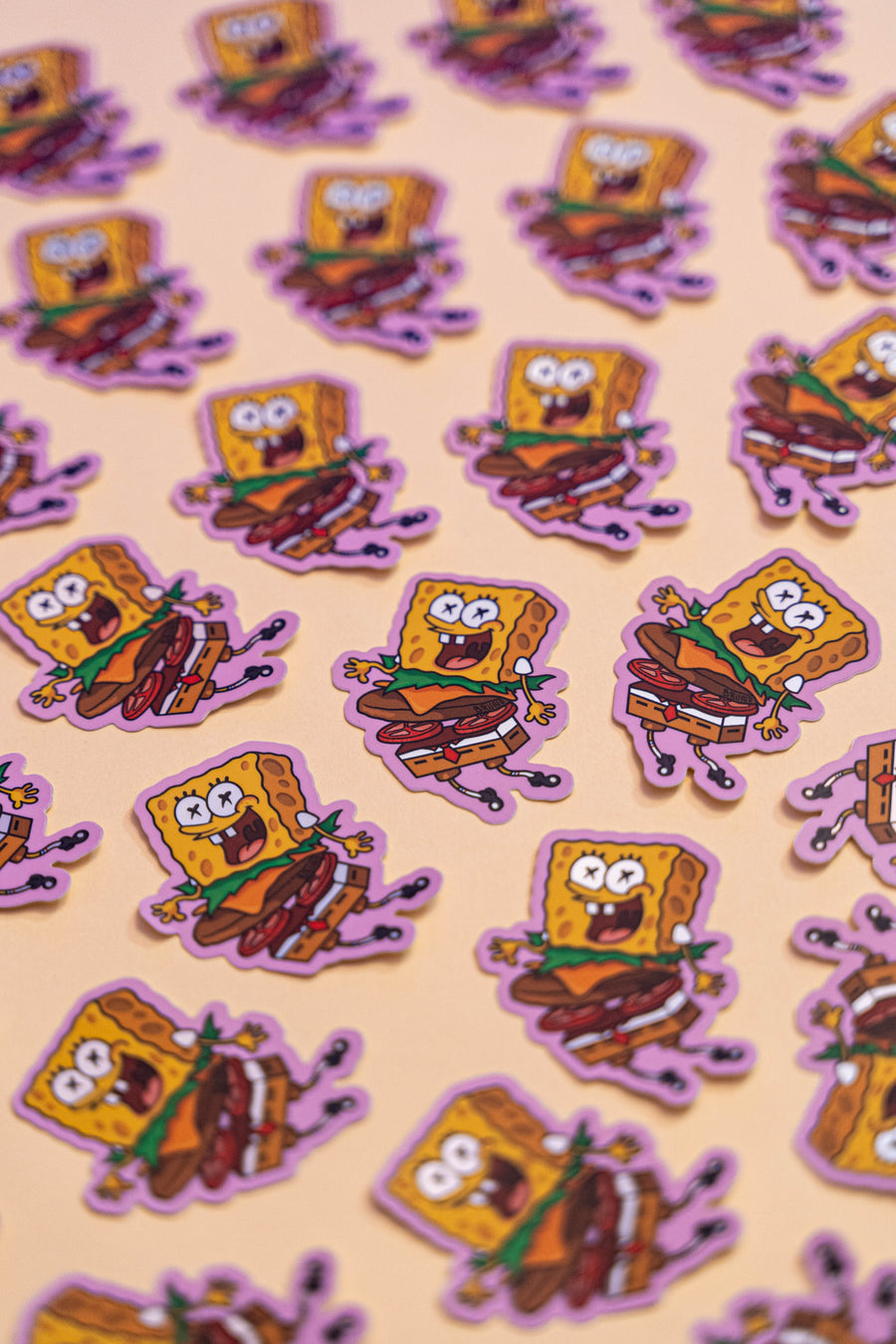 Burger Bob l'Éponge | Brunograffer | autocollants