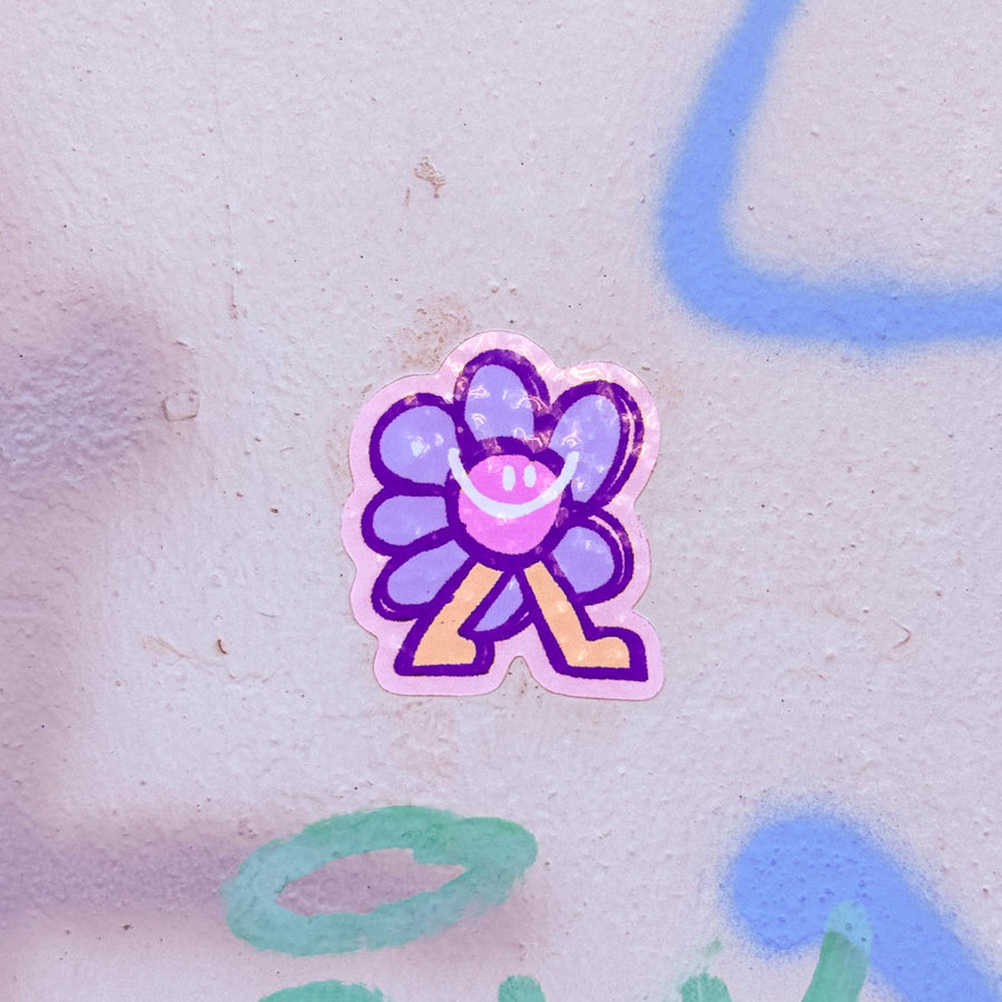 Pack Fleur animée (7 Stickers) | Brunograffer | Les packs de stickers