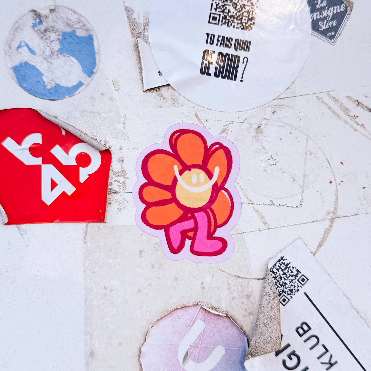 Pack Fleur animée (7 Stickers)