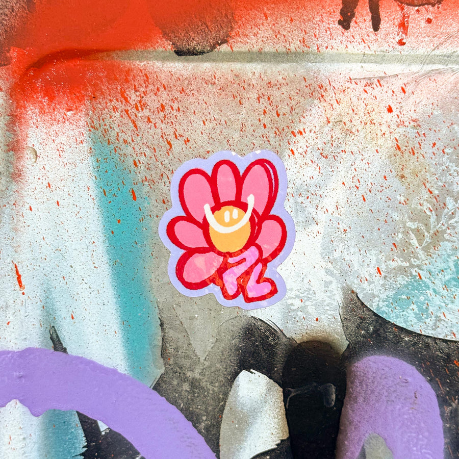 Pack Fleur animée (7 Stickers) | Brunograffer | Les packs de stickers