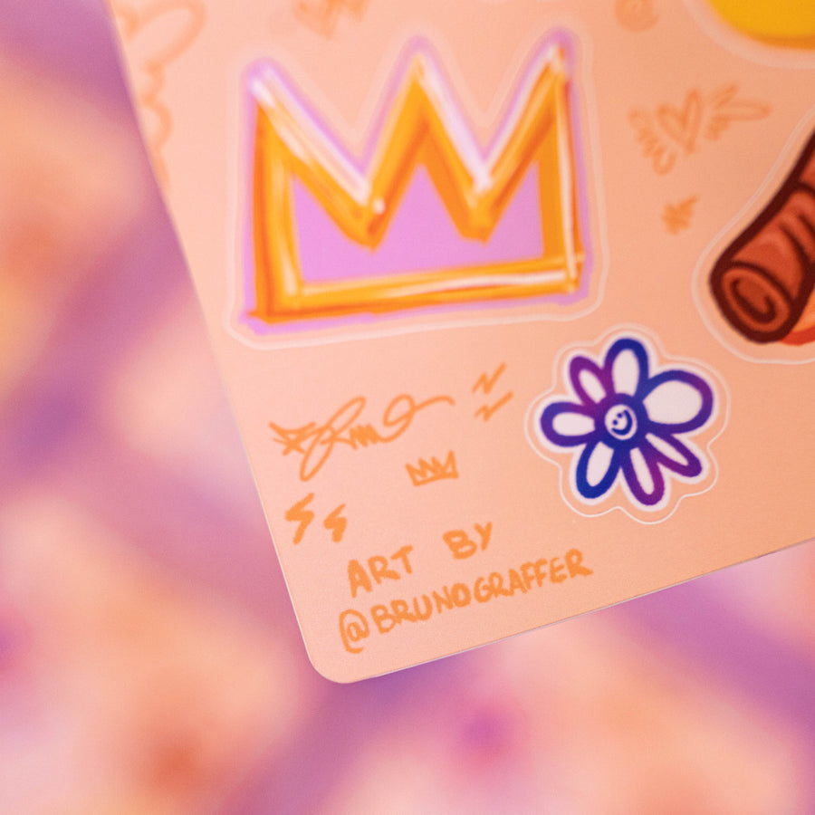 Pack King (8 stickers) | Brunograffer | Les packs de stickers