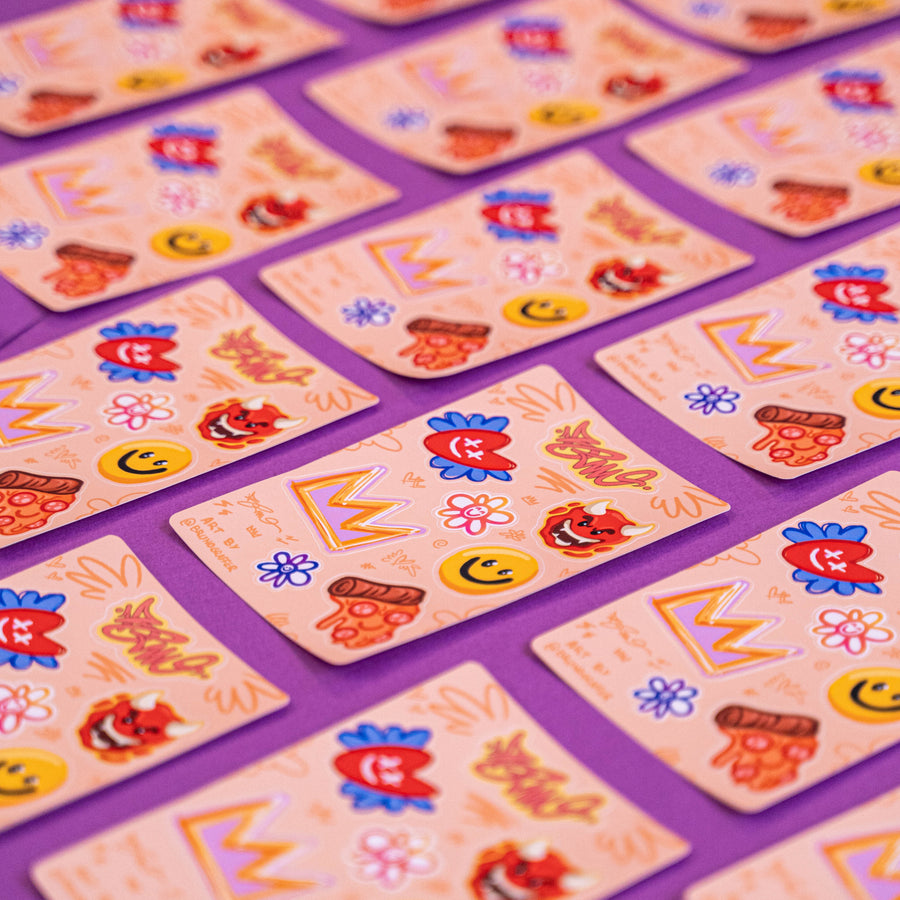 Pack King (8 stickers) | Brunograffer | Les packs de stickers