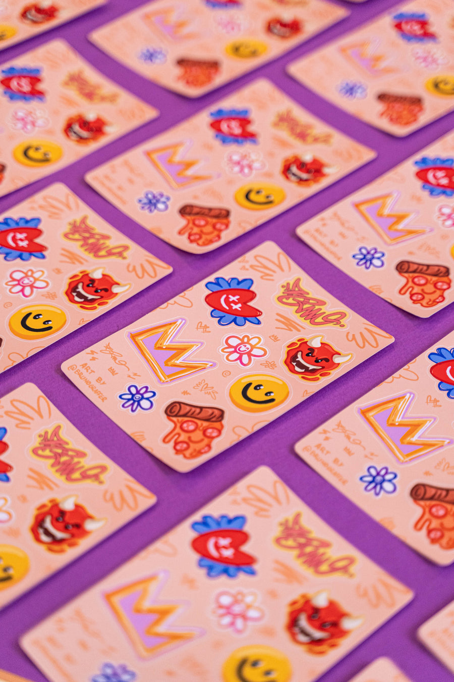 Pack King (8 stickers) | Brunograffer | Les packs de stickers