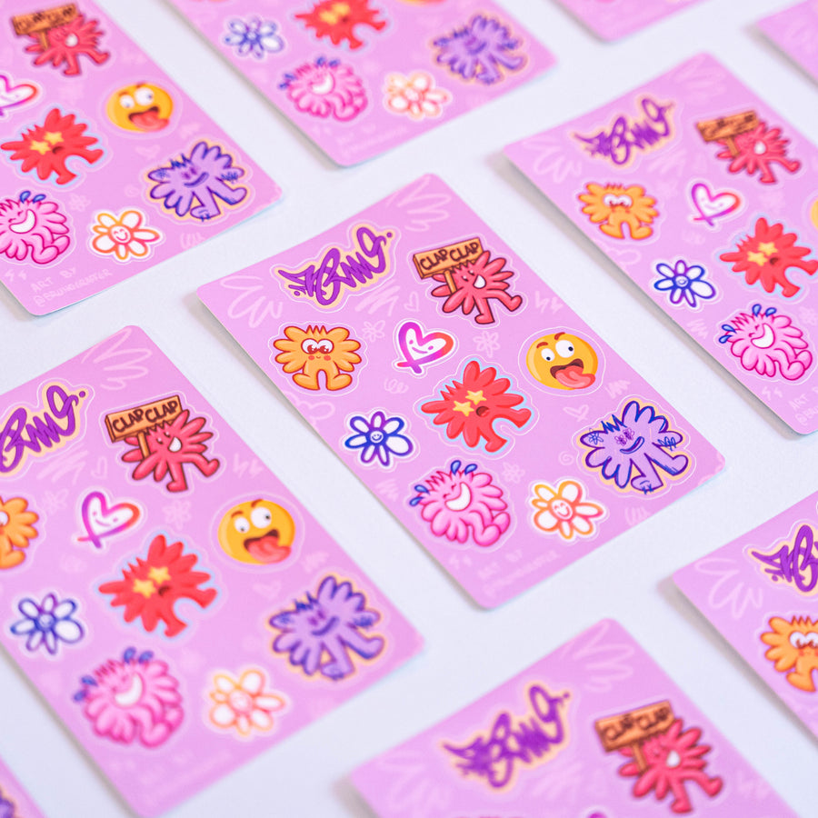 Pack Pad (10 stickers) | Brunograffer | Les packs de stickers