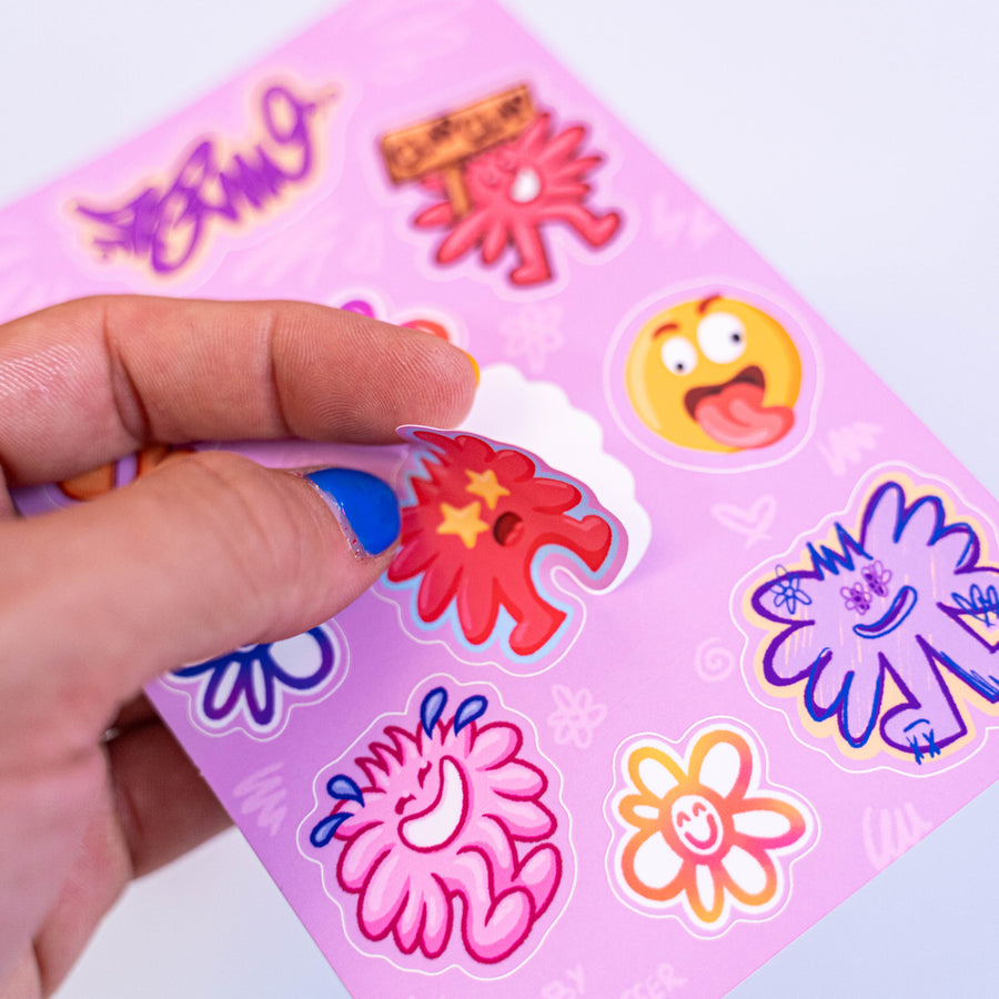 Pack Pad (10 stickers) | Brunograffer | Les packs de stickers