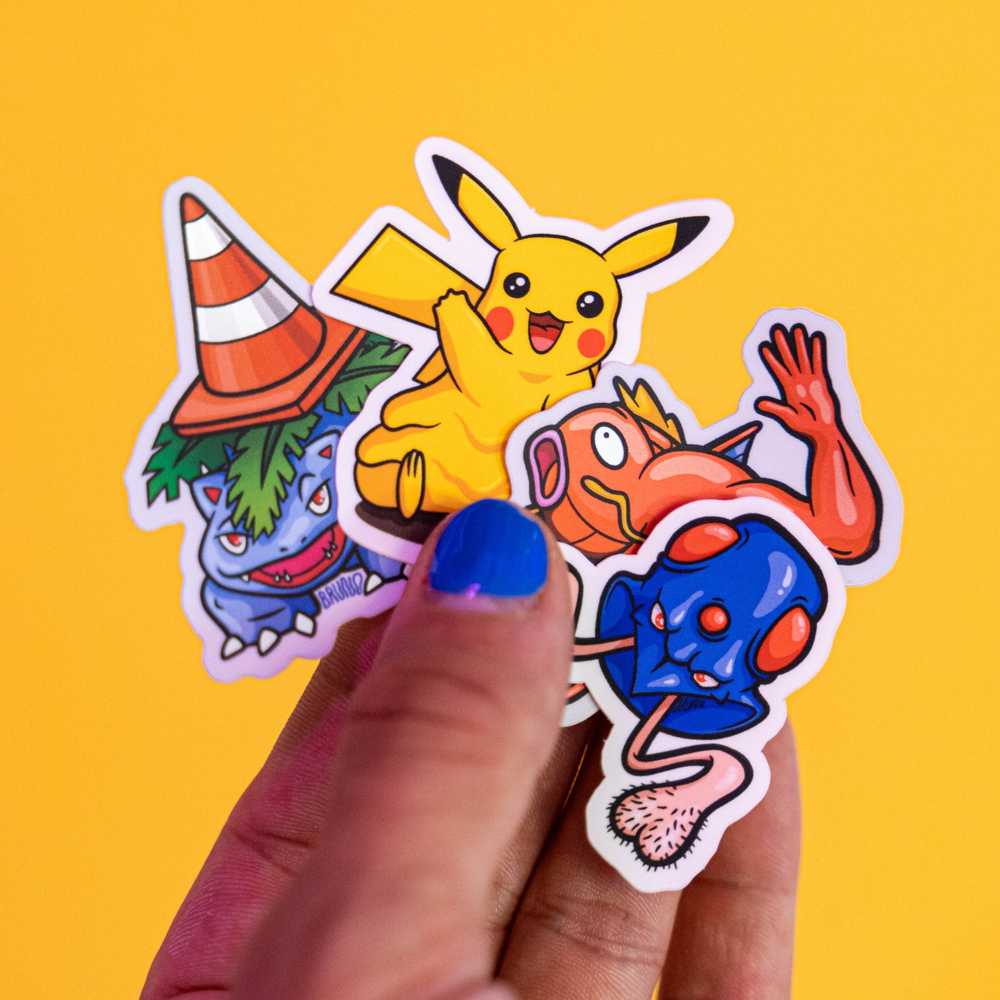 Pack Parodie Pokémon (4 Stickers)