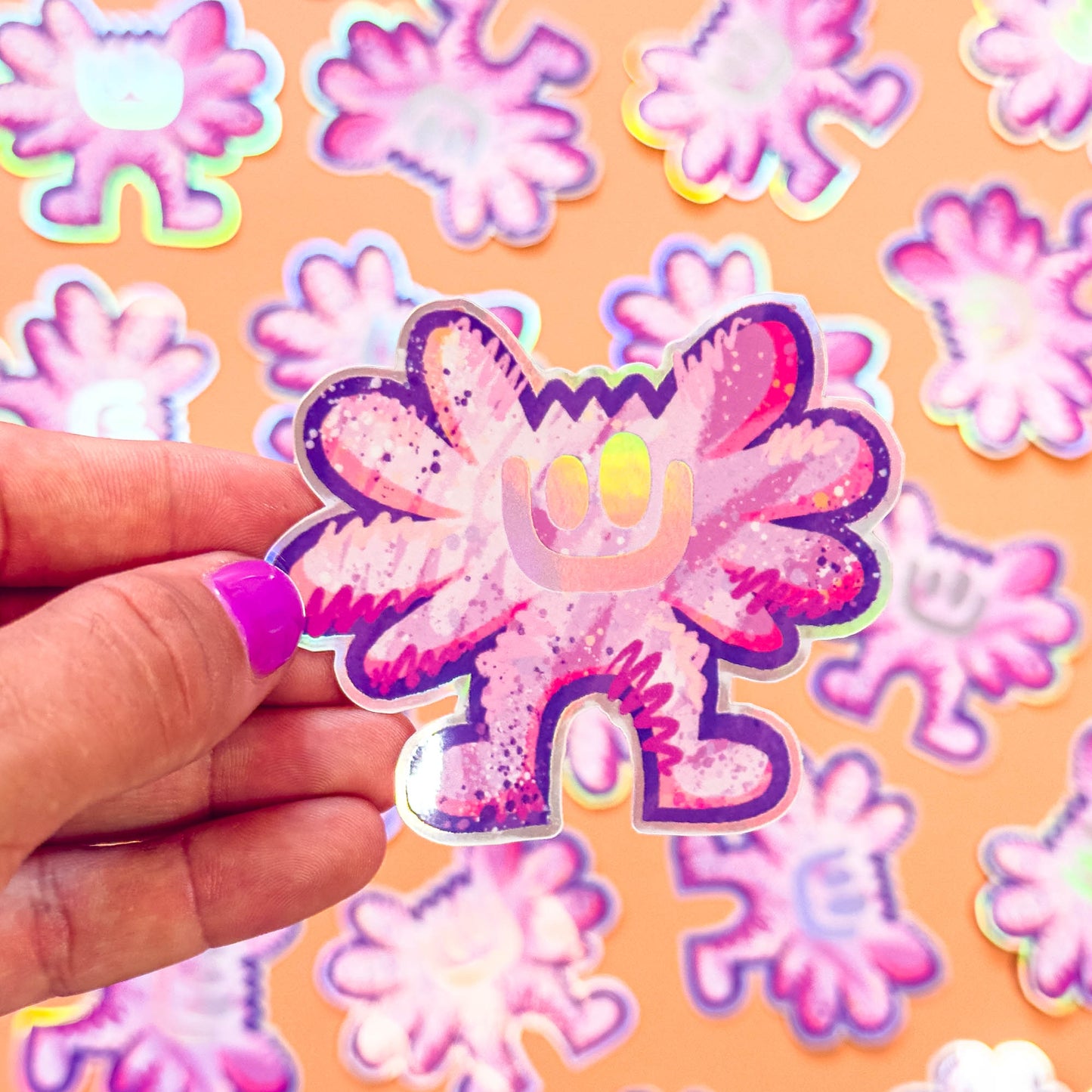 Sticker Pad holographique